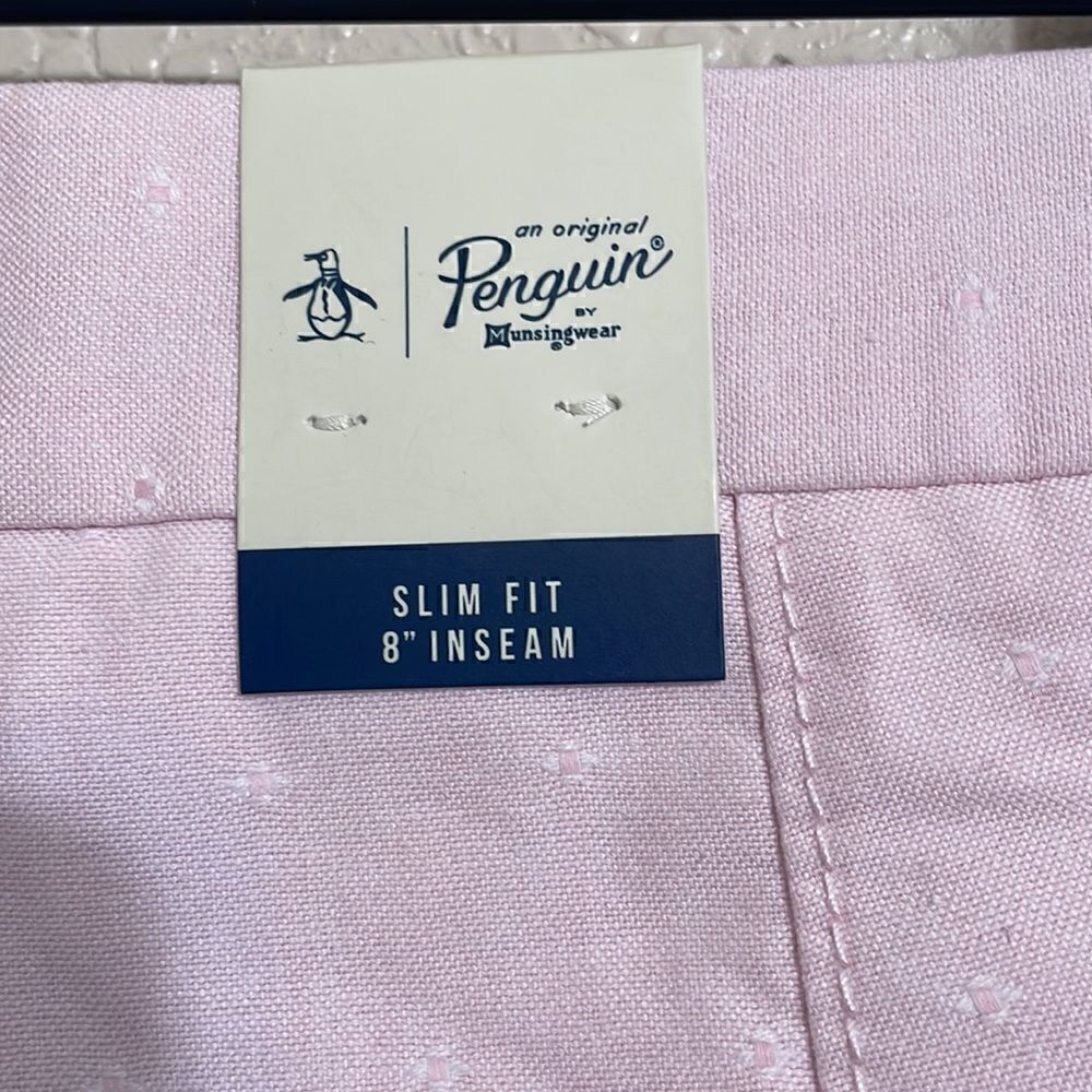 ORIGINAL PENGUIN pink bermuda shorts - Picture 6 of 13